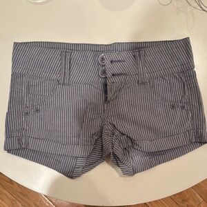 Jolt Light Blue Shorts with Pinstripe Pattern Size 1